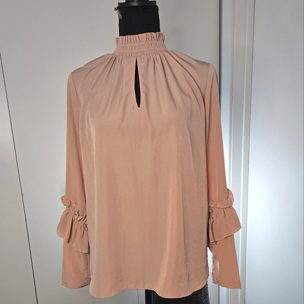 Vintage inspired styled Dusty Rose Blouse